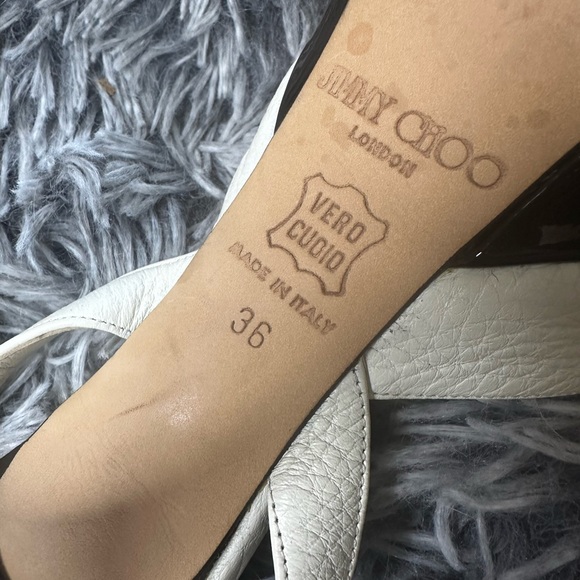 NWT Jimmy Choo peep toe slingback heels , Size 6 - Picture 3 of 5